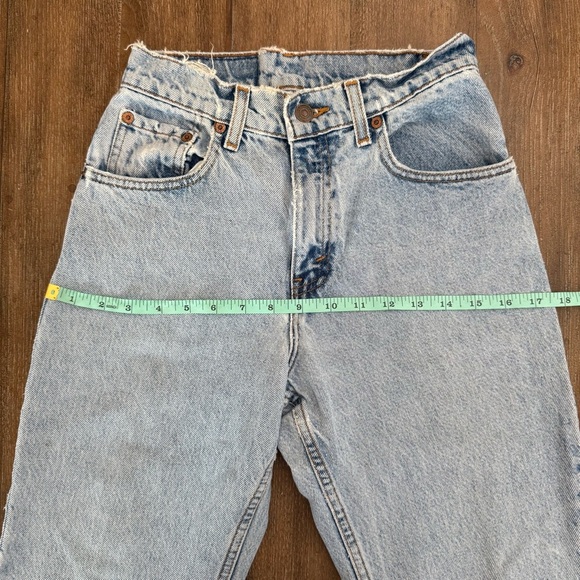 VINTAGE Levi's 550 Jeans Women’s 24 x 32 Long High Rise Y2K Tapered Mom Jean 90s - Picture 6 of 15